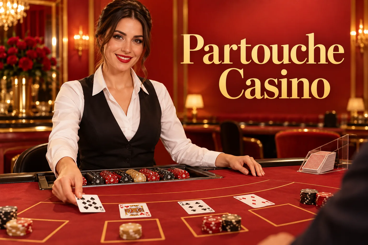 Tables en direct : roulette anglaise, blackjack, baccarat